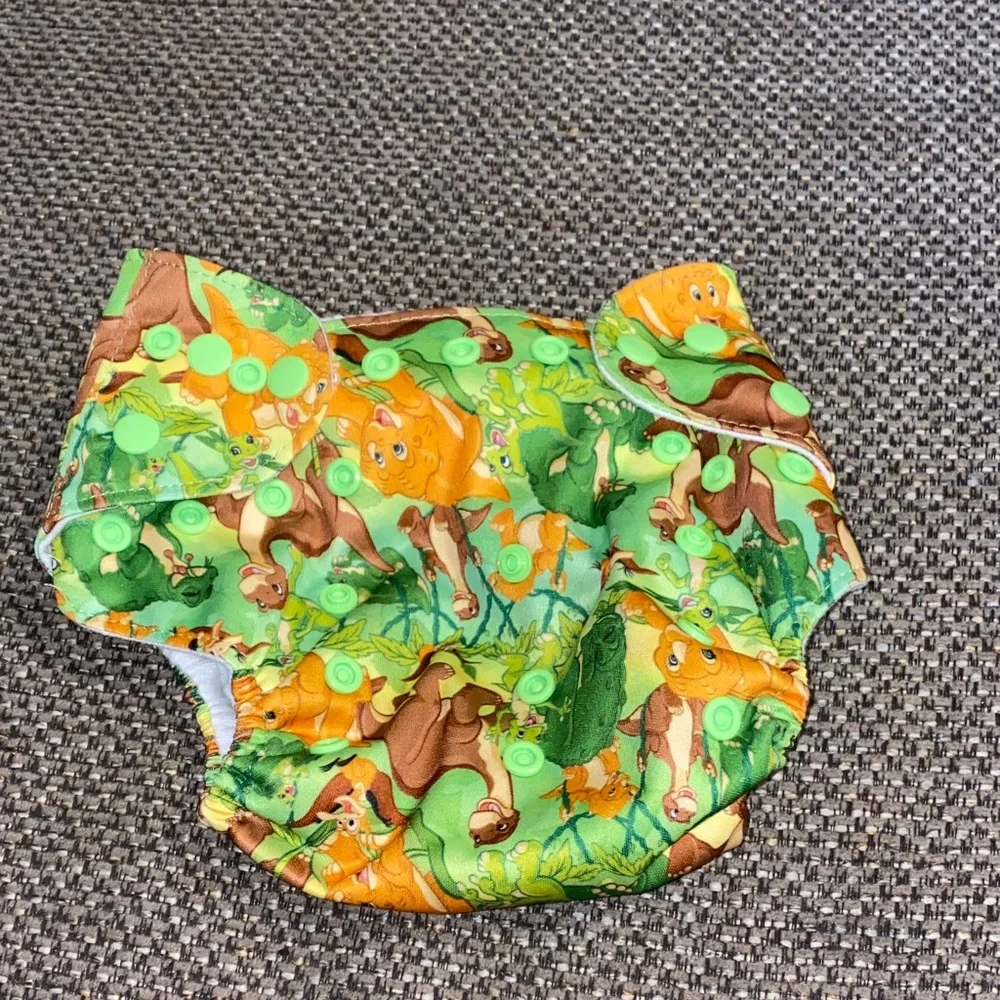 Colorful Animal Print Kids Diaper Cover